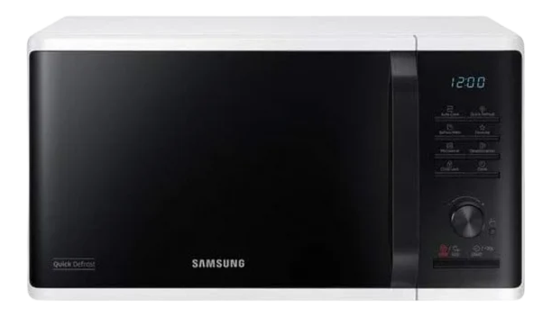 סמסונג מיקרוגל 23 ליטר bespoke לבן שחור 800W תא אמייל כחול