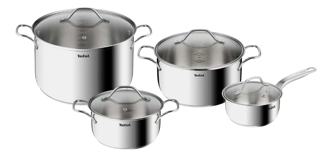 طقم طناجر Tefal 8 قطع B864S874